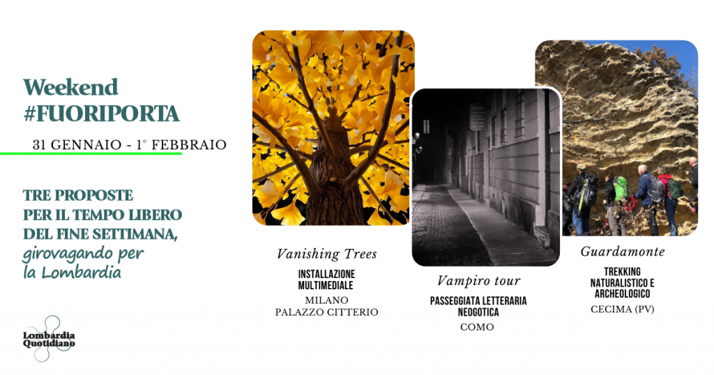 Le nostre proposte per il tempo libero del fine settimana