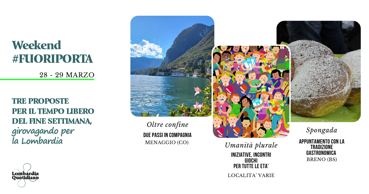 Le nostre proposte per il tempo libero del fine settimana tra natura, diritti o prodotti tipici, girovagando per la Lombardia