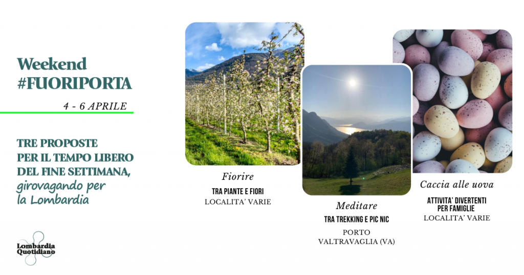 . Le nostre proposte per il tempo libero del fine settimana di Pasqua, tra natura, sport e attività per famiglie, girovagando per la Lombardia.