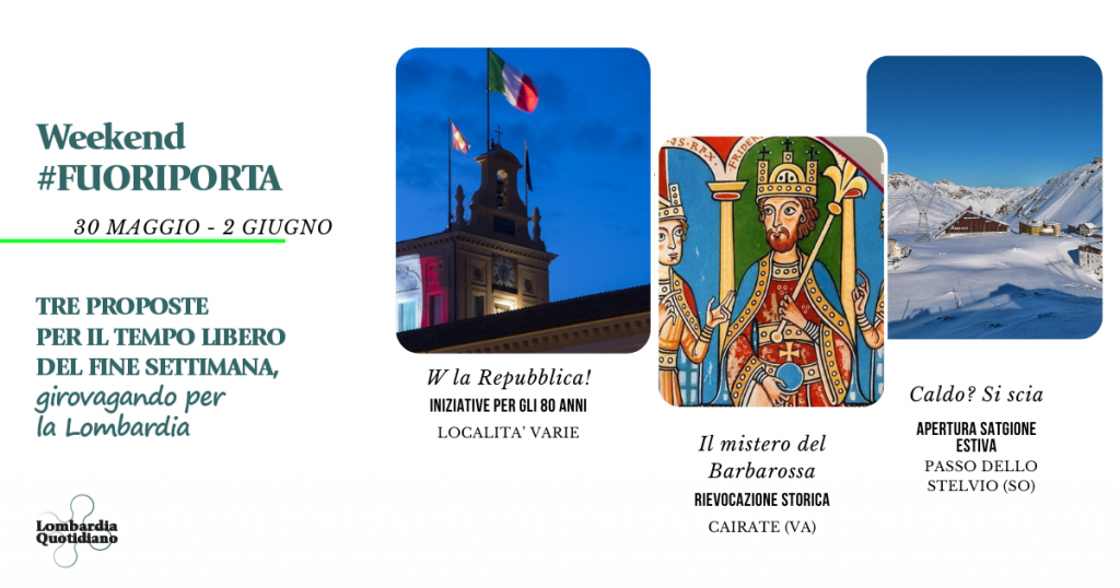 Le nostre proposte per il tempo libero del fine settimana tra partecipazione civile, sport e storia, girovagando per la Lombardia