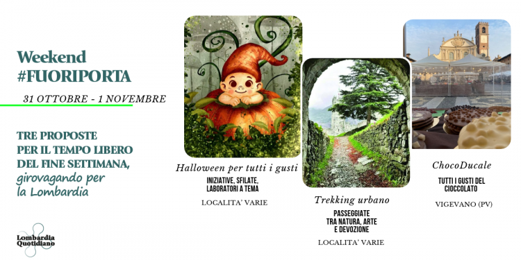 Le nostre proposte per il tempo libero del fine settimana tra nuovi riti, natura e spiritualità e golosità, girovagando per la Lombardia.